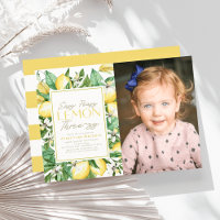 Easy Peasy Lemon Trois-zy Photo 3e anniversaire