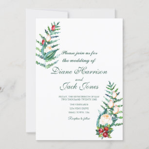 Invitation Eaux roses et Berry