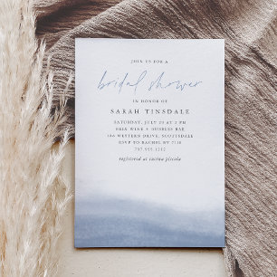 Invitation Ebb Tide Fête des mariées d'aquarelle côtière
