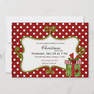 Invitation Échange de cadeaux de vacances