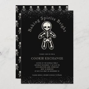 Invitation Échange de cookies gothiques
