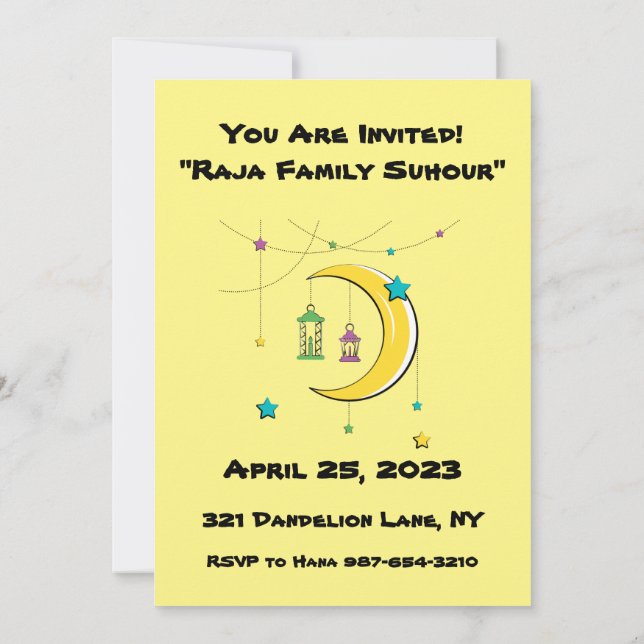 Invitation Echantillon noir noir noir noir noir noir noir noi (Dos)