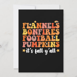 Invitation Écharpes Feux de joie Football Citrouilles C'est l