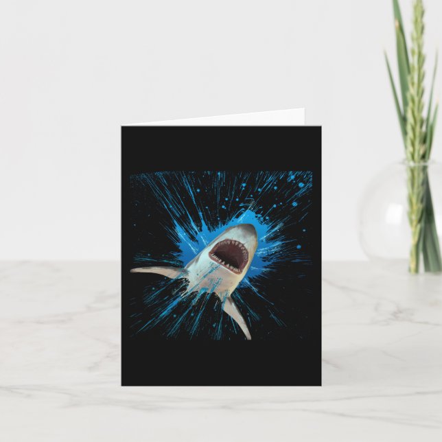 INVITATION ÉCLABOUSSURE D'EAU DE REQUIN OCÉAN (Devant)