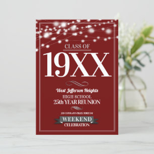 Invitation Éclairage Éclairage Couleurs de l'école Classe Réu