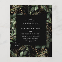 Invitation ECO Premium Black Gold Budget Eucalyptu