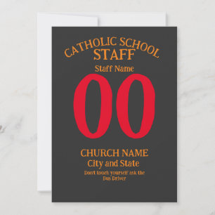 Invitation École catholique Demandez au personnel 2024 2025 2