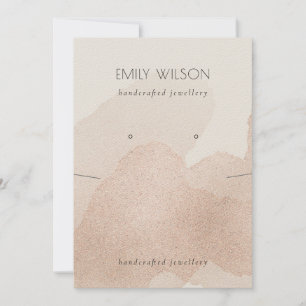 Invitation Écran d'oreille rose Gold Shimmer frappe le collie