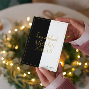 Invitation Écran moderne minimaliste noir et blanc