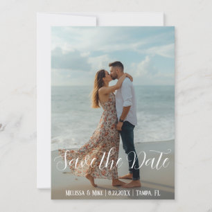 Invitation Écrire un Save the Date Moderne