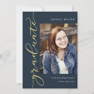 Invitation Écriture latérale Éditable Colour Graduation Invit