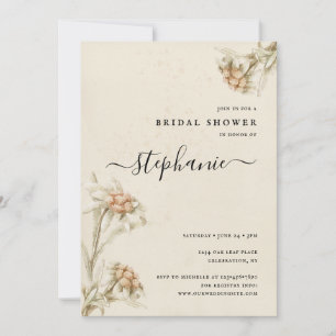 Invitation Edelweiss Floral Bridal