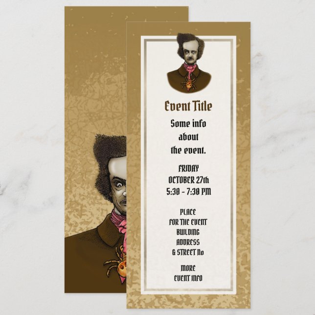 Invitation Edgar (Devant / Derrière)