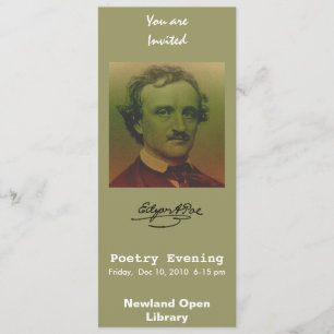 Invitation Edgar Allan Poe