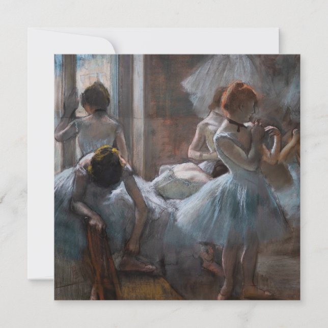Invitation Edgar Degas - Danseurs (Devant)