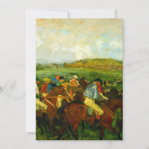 Invitation Edgar Degas Équitation