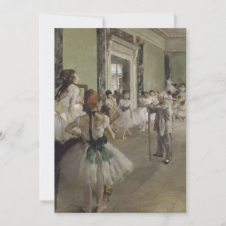 Invitation Edgar Degas - La Classe de danse