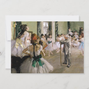 Invitation Edgar Degas - Le Cours de Danse