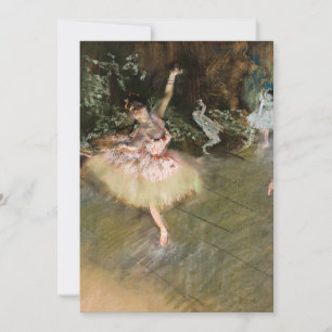 Invitation Edgar Degas - The Star 1878