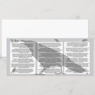 Invitation Edgar Poe Le Corbeau