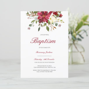 Invitation Editable Baptism Invite, Custom Baptism Invita