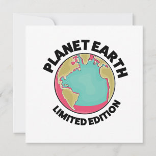 Invitation Édition limitée Planet Earth