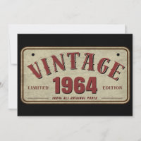 Édition limitée vintage 1964 avec pièces d'origine