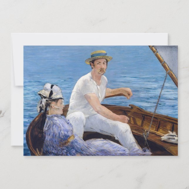 Invitation Edouard Manet - Bateau (Devant)