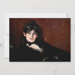 Invitation Edouard Manet - Berthe Morisot Allongée