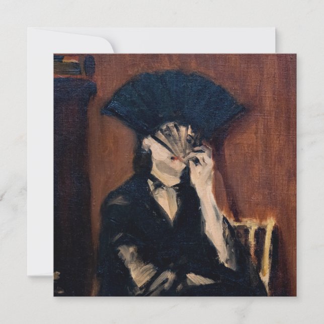 Invitation Edouard Manet - Berthe Morisot avec ventilateur (Devant)