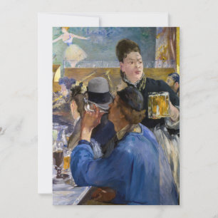 Invitation Edouard Manet - Coin d'un Café-Concert