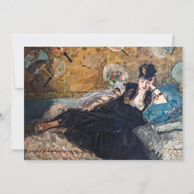 Invitation Edouard Manet - Dame aux Éventails (Devant)