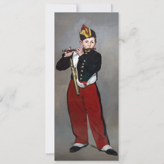 Invitation Edouard Manet - Le Fifre / Jeune flûtiste (Devant)