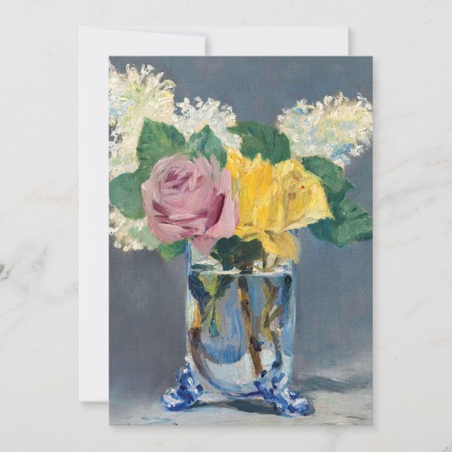 Invitation Edouard Manet - Lilacs et Rose (Devant)