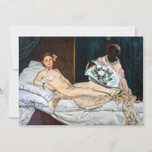 Invitation Edouard Manet - Olympia