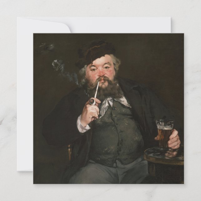 Invitation Edouard Manet - Un bon bock (Devant)
