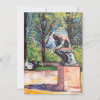 Edvard Munch - Le penseur de Rodin