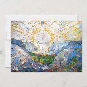 Invitation Edvard Munch - Le Soleil 1912