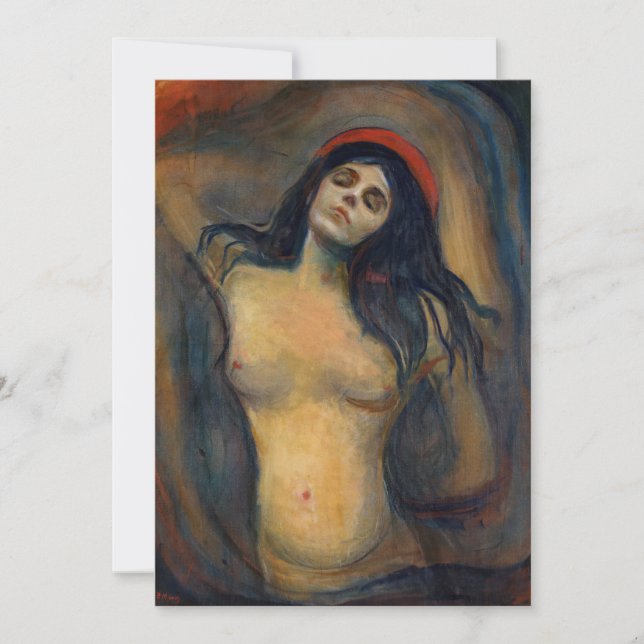 Invitation Edvard Munch - Madonna (Devant)