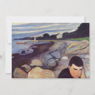 Invitation Edvard Munch - Melancholy