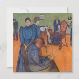 Invitation Edvard Munch - Mort dans la salle de tests v2