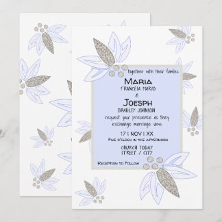Invitation Effacer le Mariage Flora d'entreprise