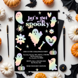 Invitation Éffrayant, fête d'Halloween