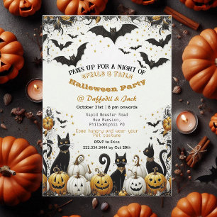 Invitation Éffrayant Pws Up Costume animal de compagnie Hallo