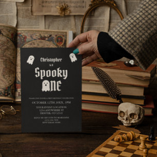 Invitation Éffrayant un 1er anniversaire