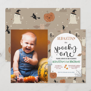 Invitation Éffrayant Un Halloween 1er Anniversaire