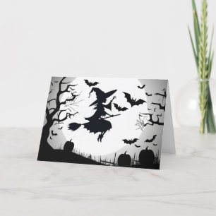 Invitation Éffrayant Werie Night sky Bewitcher Halloween Part