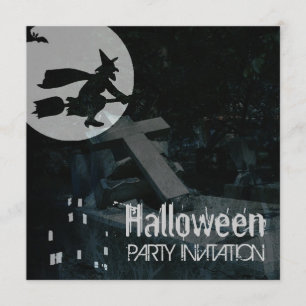 Invitation éffrayante de partie de Halloween de