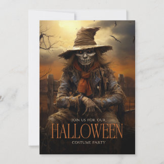 Invitation Éffrayante Fête d'Halloween pour adultes