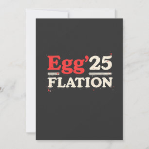 Invitation Egg Flation 25 Drôles de Pâques Économie